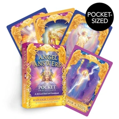 Abbildung von Angel Answers Pocket Oracle Cards: A 44 Card Deck and Guidebook