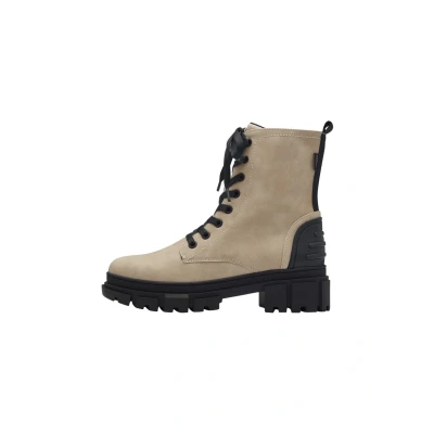 Abbildung von s.Oliver Damen Stiefeletten ohne Absatz zum Schnüren Herbst, Beige (Beige), 40 EU