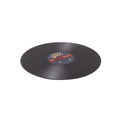 Abbildung von T’nB TSVINYLE2 Mauspad mit Vinylschallplatte Design schwarz