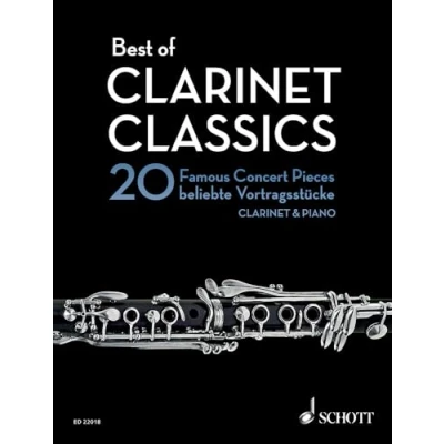 Abbildung von Best of Clarinet Classics: 20 beliebte Vortragsstücke für Klarinette und Klavier. in B (Best Classics)