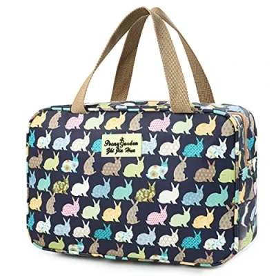 Abbildung von wordmouk Kulturbeutel zum Aufhängen, groß, tragbar, wasserdicht, Kosmetiktasche, Rasiertasche, Make up Organizer, Toilettenartikel, Badezimmer, Aufbewahrungsbox für Frauen, Mädchen, Damen
