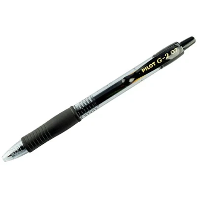 Abbildung von Pilot G207 Gelschreiber (Druckmechanik, 0,7 mm) 12 Stück schwarz