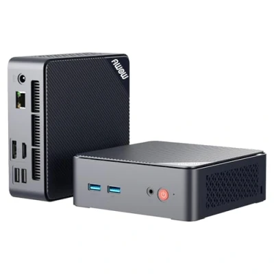 Abbildung von AWOW Mini PC Wi 11 Pro Gen12 N100 Quad Core 3.40 GHz, 16 GB DDR4 512 M.2 SSD Desktop Computer, Micro Dual Display HDMI DP 4K@60 Hz RJ45 Gigabit Ethernet, WiFi5