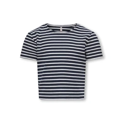 Abbildung von KIDS ONLY Kurzarmshirt »KOGNELLA STRIPED S/S O NECK TOP JRS«