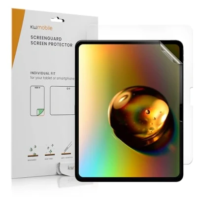 Abbildung von kwmobile 2X Schutzfolie kompatibel mit Apple iPad Pro 13&quot; (2024) Folie klar Full Screen Tablet