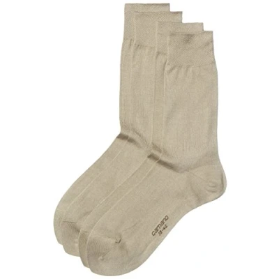 Abbildung von Camano Herren Socke 2 er Pack, 4303, Gr. 39 42, Beige (18 sand)