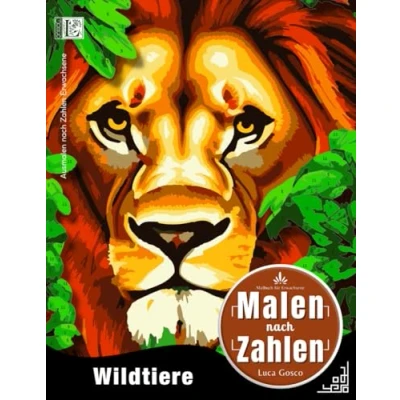 Abbildung von Malen nach Zahlen Erwachsene: Malbuch für Erwachsene. Wildtiere zum Ausmalen ( Tiere ). Buch mit Nummerierten Ausmalfeldern ein Angenehmes Ausmalerlebnis.