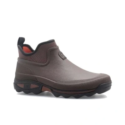 Abbildung von Rouchette Herren kurzer Gummistiefel Clean Land Braun 44 EU