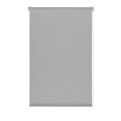 Abbildung von Deco Company Klemmrollo, Blickdicht, Lichtdurchlässig, Lichtschutz, Blendschutz, Rollo für Fenster ohne Bohren, Polyester, Hellgrau, 50 x 150 cm