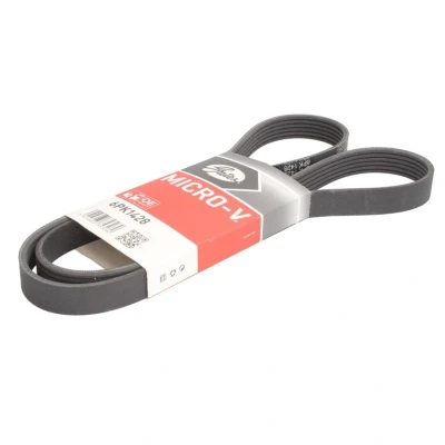 Abbildung von GATES 6PK1428 Keilrippenriemen 1428 6 Polyester, EPDM (Ethylen Propylen Dien Kautschuk) RoadMax Value Line VOLKSWAGEN: Polo V Hatchback, GOLF