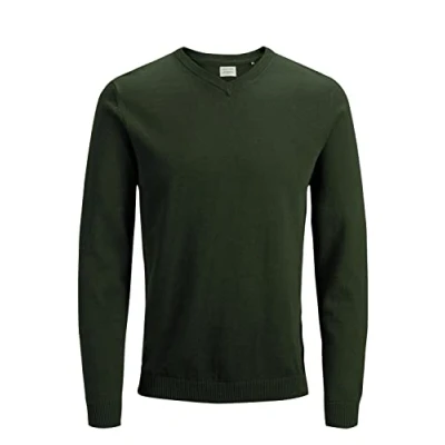 Abbildung von JACK &amp; JONES Herren JJEBASIC Knit V Neck NOOS 12137194, Rosin, XXXL