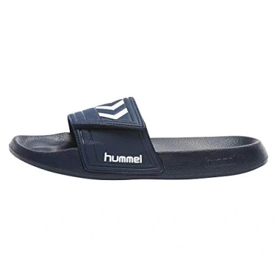 Abbildung von Hummel Pantolette flach, Größe: 36, Blue Schuhe