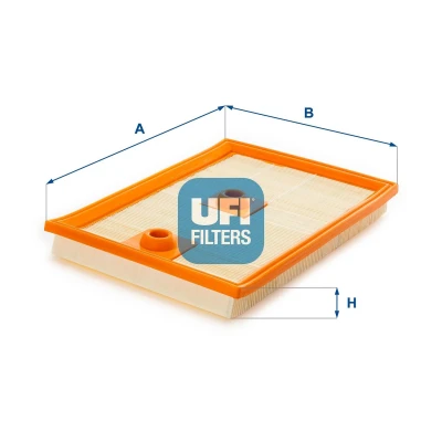 Abbildung von UFI 30.549.00 Luftfilter 24 190 270 Filtereinsatz VOLKSWAGEN: Arteon, Golf 7, Polo V Hatchback, SKODA: Octavia 3 Combi, Fabia III Estate, Yeti