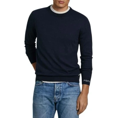 Abbildung von Pepe Jeans NEW Andre CREW NECK Strickpullover, Herren, Größe: XL, Dulwich blue
