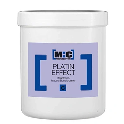 Abbildung von M:C Meister Coiffeur Platin Effect C blau 100 g Staubfreies, blaues Blondierpulver für stärkste Aufhellung