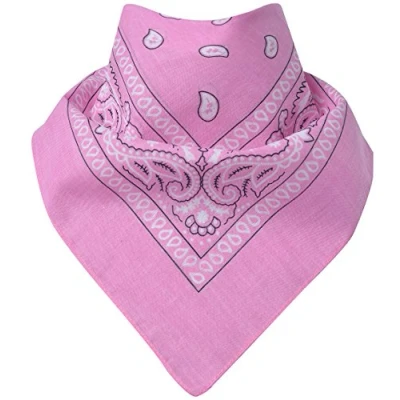 Abbildung von Miobo Bandana A10, Paisley Rosa, 55x55cm