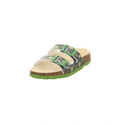 Abbildung von Superfit Fussbettpantoffel Pantoffeln, Grau/Grün 2080, 24 EU