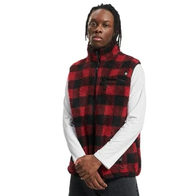 Abbildung von Brandit Weste, Herren, Größe: Medium, Red/black
