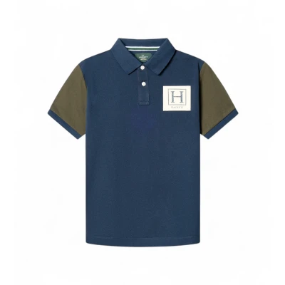 Abbildung von Hackett London für Jungen. HK5600038 Polo Multi marineblau (5Años= 109cm), Lässig, Baumwolle, Kurzarm, Kinderbekleidung