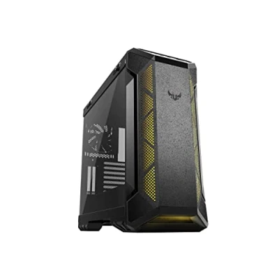Abbildung von ASUS TUF GT501 Gaming Gehäuse (bis zu E ATX, 120mm RGB Lüfter, 140mm PWM USB 3.1 Gen 1) schwarz