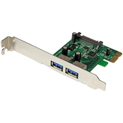 Abbildung von StarTech.com 2 Port PCI Express SuperSpeed USB 3.0 Schnittstellenkarte mit UASP SATA Strom fach 3 PCIe Karte Anschluss