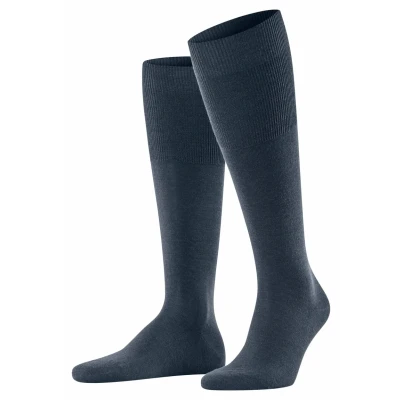 Abbildung von Falke Airport KH Kniestrümpfe, Herren, Größe: 43/44, Dark blue mel