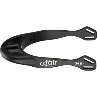 Abbildung von Sprenger Sporen Fairrider Halb Rund Schwarz/Schwarz 25mm