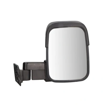 Abbildung von Außenspiegel Tyc 310 0059 rechts schwarz konvex, kurzer Spiegelarm, für manuelle Spiegelverstellung FORD: Transit Mk3 Van