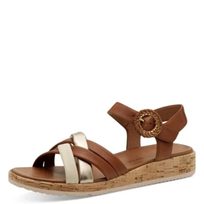 Abbildung von Tamaris Sandalette Damen Bequem braun,EU 39