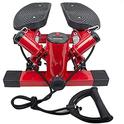 Abbildung von FFitness Unisex Erwachsene Swing Stepper with Rope, rot, Media