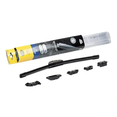 Abbildung von Scheibenwischer Hella Cleantech 9XW 358 061 161 400mm vorne Flachbalkenwischblatt MAZDA: 6 Estate, 5, FORD: KUGA 1, RENAULT: CLIO 3