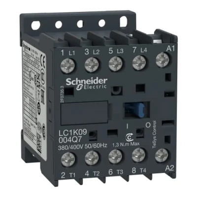 Abbildung von Schneider Electric Leistungsschütz LC1K 4p, Spule 230 V AC, LC1K09004P7