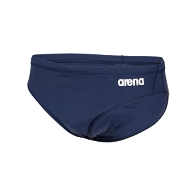 Abbildung von ARENA Jungen Boy&#039;s Team Swim Briefs Solid Badehosen Slip, Navy white, 110 EU