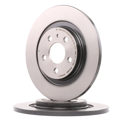 Abbildung von BREMBO COATED DISC LINE 08.7955.11 Bremsscheibe 272 12 5 voll beschichtet CITROËN: C8, LANCIA: Phedra, FIAT: Ulysse II