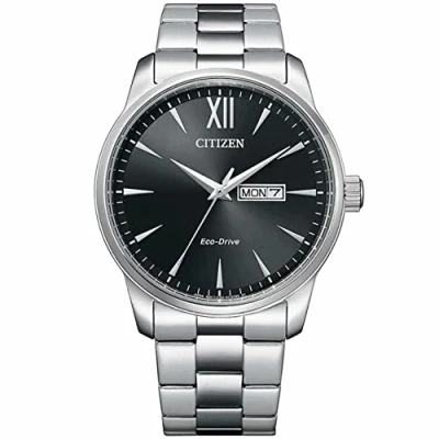 Abbildung von CITIZEN Herren Analog Quarz Uhr mit Edelstahl Armband BM8550 81EE
