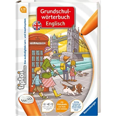 Abbildung von tiptoi® Grundschulwörterbuch Englisch Englischbuch für Kinder, lernen ab 6 Jahren