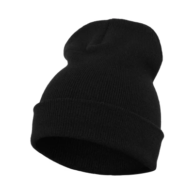 Abbildung von Flexfit Yupoong Heavyweight LONG Mütze, Größe: One Size, Black