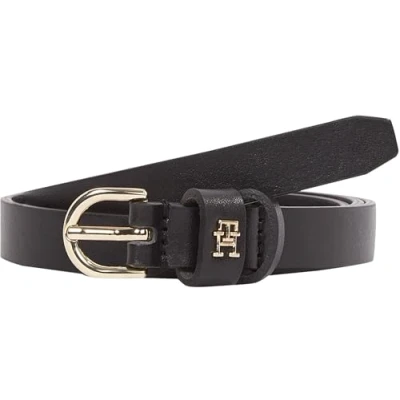 Abbildung von Tommy Hilfiger Damen Gürtel Essential Effortless 1,5 cm Schmal, Schwarz (Black), 75