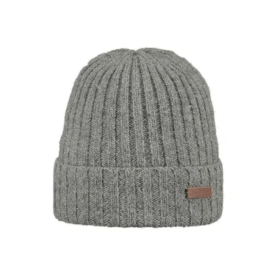 Abbildung von Barts Herren Haakon Turnup Baskenmütze, Grau (Heather Grey), One Size (Herstellergröße: Unica)