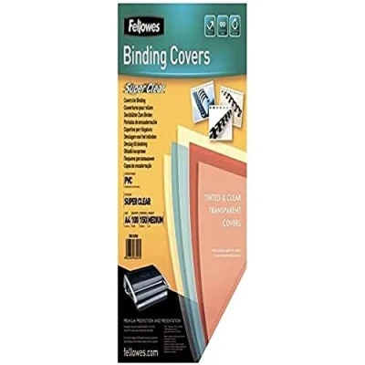 Abbildung von Fellowes PVC Deckblätter, 300 Mikron, transparent, 53763