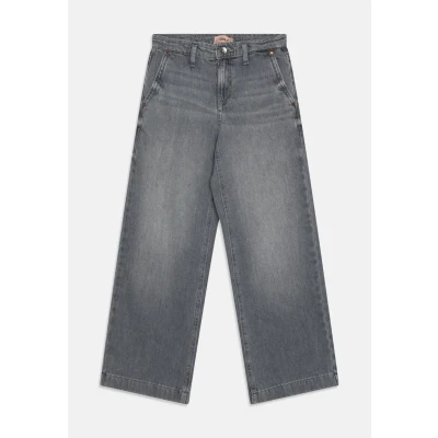 Abbildung von only carmakoma Mädchen Kogcomet Wide Leg DNM Mat624 Noos Weite Jeans, Medium Grey Denim, 128 EU