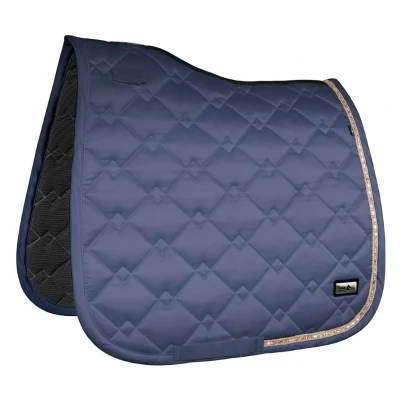 Abbildung von Fair Play Schabracke Azuryt Ceramic Rosegold Dressur Steel Blue