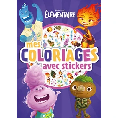 Abbildung von ELEMENTAIRE Mes Coloriages avec stickers Disney Pixar
