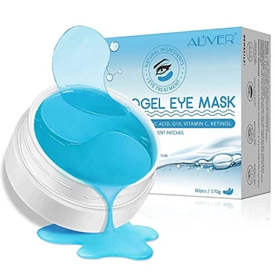 Abbildung von Augenpads,Augenmaske,Augenklappen,30 Paar Hydrogel Augenklappen gegen Augenringe,Taschen, Falten,Augenringe &amp; Schwellungen Nat¨¹rliche Collagen Augenmaske