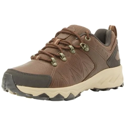 Abbildung von Columbia Peakfreak 2 Outdry Leather Damen Niedrige Trekking und Wanderschuhe, Cordovan Black 2023, 38 EU