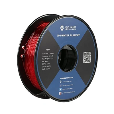 Abbildung von SainSmart TPU 3D Drucker Filament, 1,75 mm, 0,8 kg, Rot