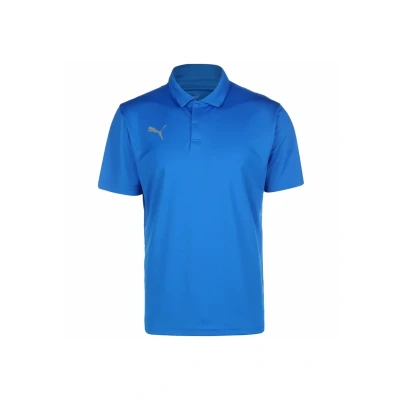 Abbildung von Puma Teamliga Sideline Poloshirt, Herren, Größe: Small, Electric blue lemonade