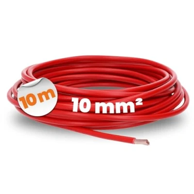 Abbildung von 10 Meter Lapp 4520045 H07V K mm² rot I Verdrahtungsleitung Aderleitung flexibel PVC Einzelader Litze 10mm2 Verdrahtung