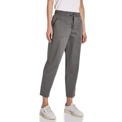 Abbildung von STREET ONE Damen A378683 Hose im Cargo Look, Overcast Grey, 34W x 28L