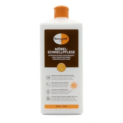 Abbildung von Renuwell Möbel Schnellpflege m. Bienenwachs 1 Ltr.